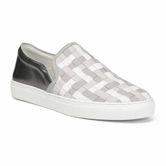 Donald Pliner Men’s Albin Woven Slip-on Sneaker in Gray Size 8M - Picture 9 of 9